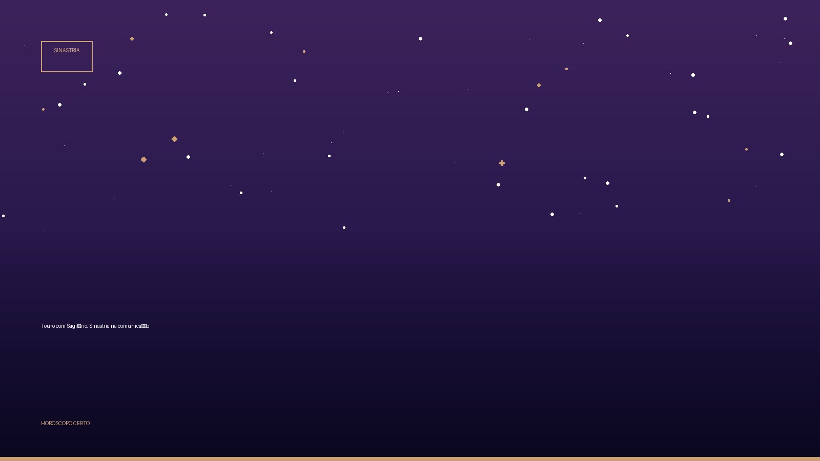 Touro com Sagitário: Sinastria na comunicação — Sinastria no Horoscopo Certo