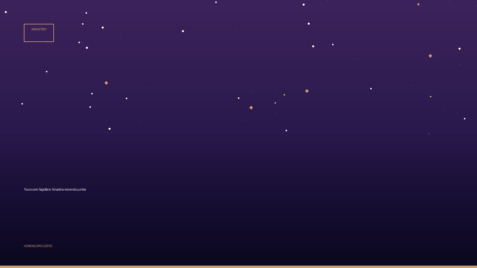 Touro com Sagitário: Sinastria morando juntos — Sinastria no Horoscopo Certo