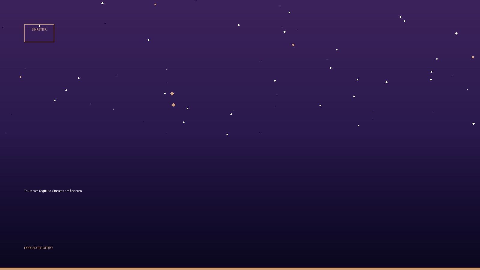 Touro com Sagitário: Sinastria em finanças — Sinastria no Horoscopo Certo