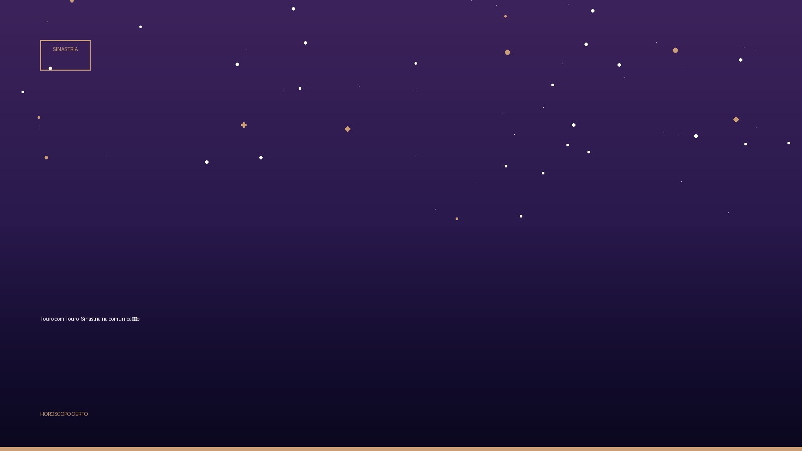 Touro com Touro: Sinastria na comunicação — Sinastria no Horoscopo Certo