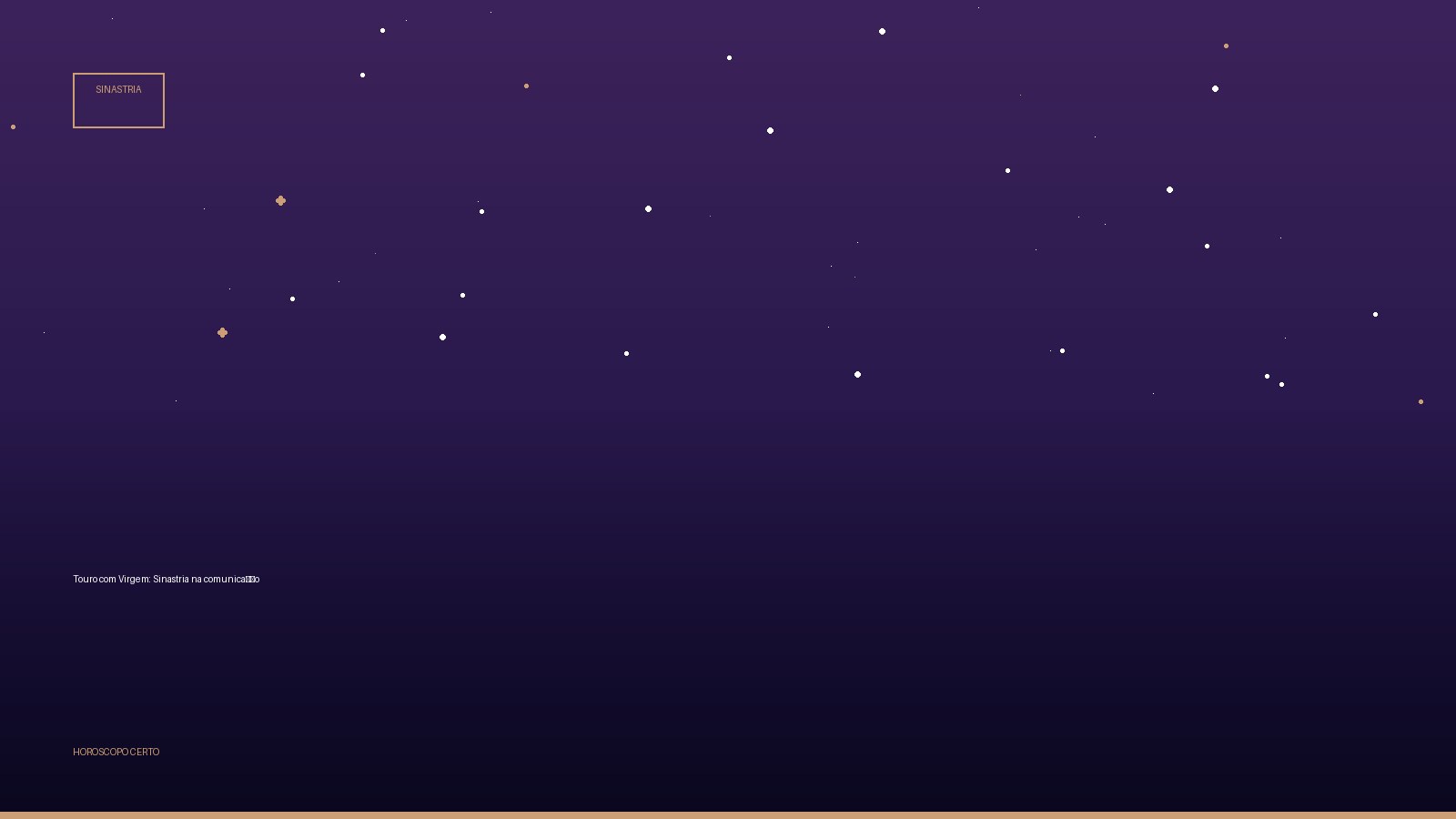 Touro com Virgem: Sinastria na comunicação — Sinastria no Horoscopo Certo