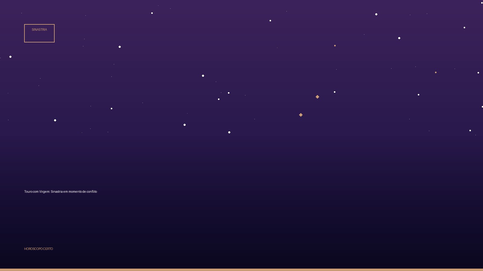 Touro com Virgem: Sinastria em momento de conflito — Sinastria no Horoscopo Certo