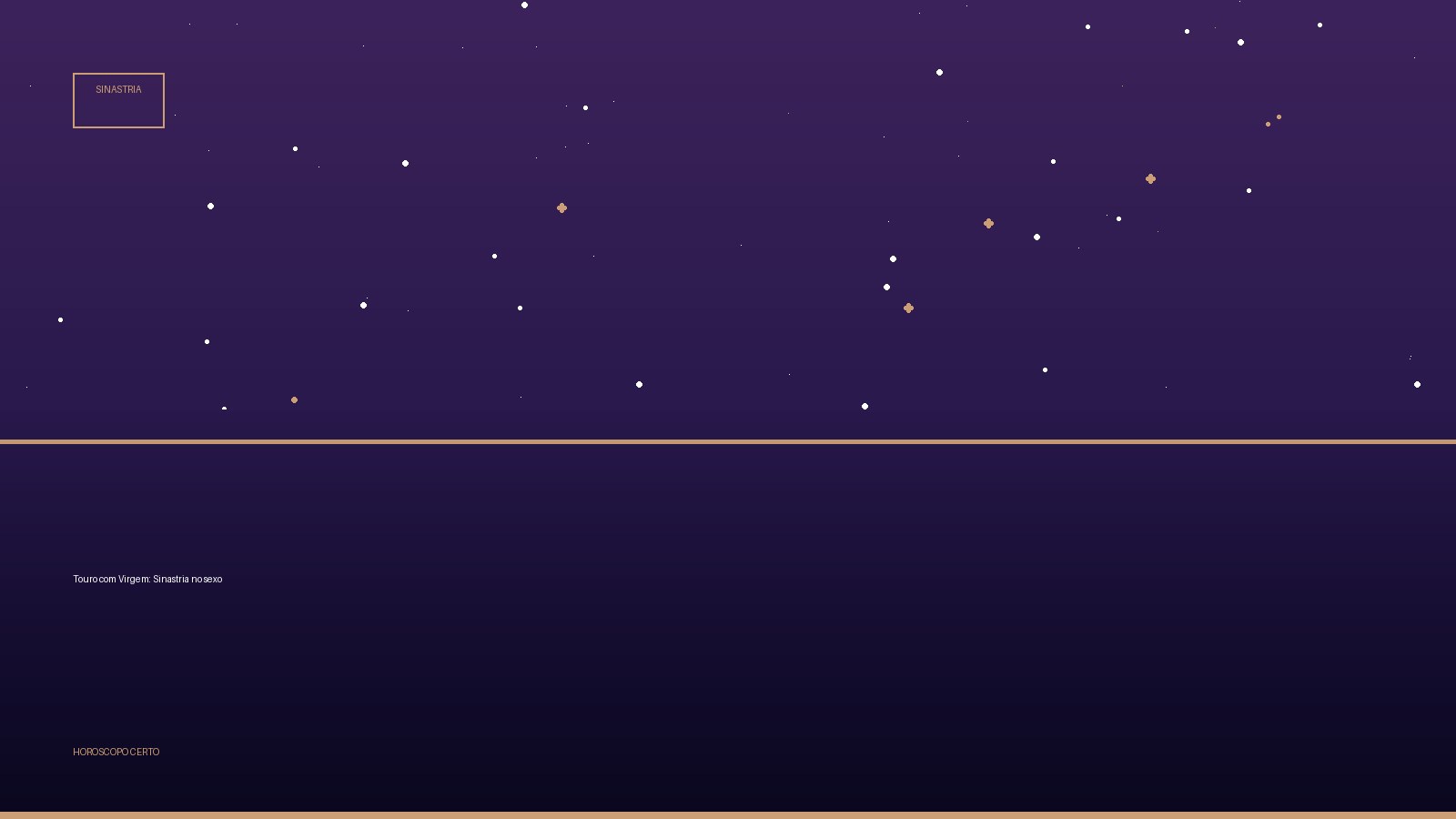 Touro com Virgem: Sinastria no sexo — Sinastria no Horoscopo Certo