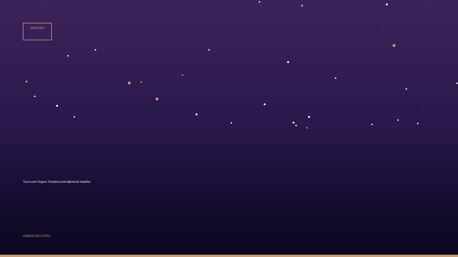 Touro com Virgem: Sinastria como sócios de trabalho — Sinastria no Horoscopo Certo