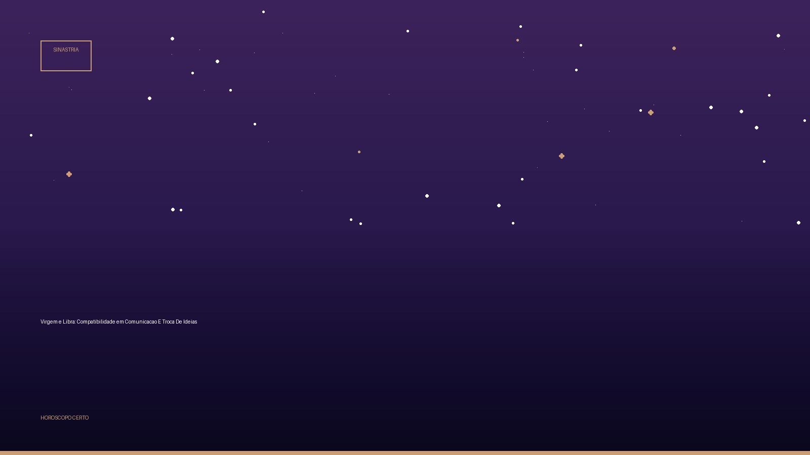 Virgem e Libra: Compatibilidade em Comunicacao E Troca De Ideias — Sinastria no Horoscopo Certo