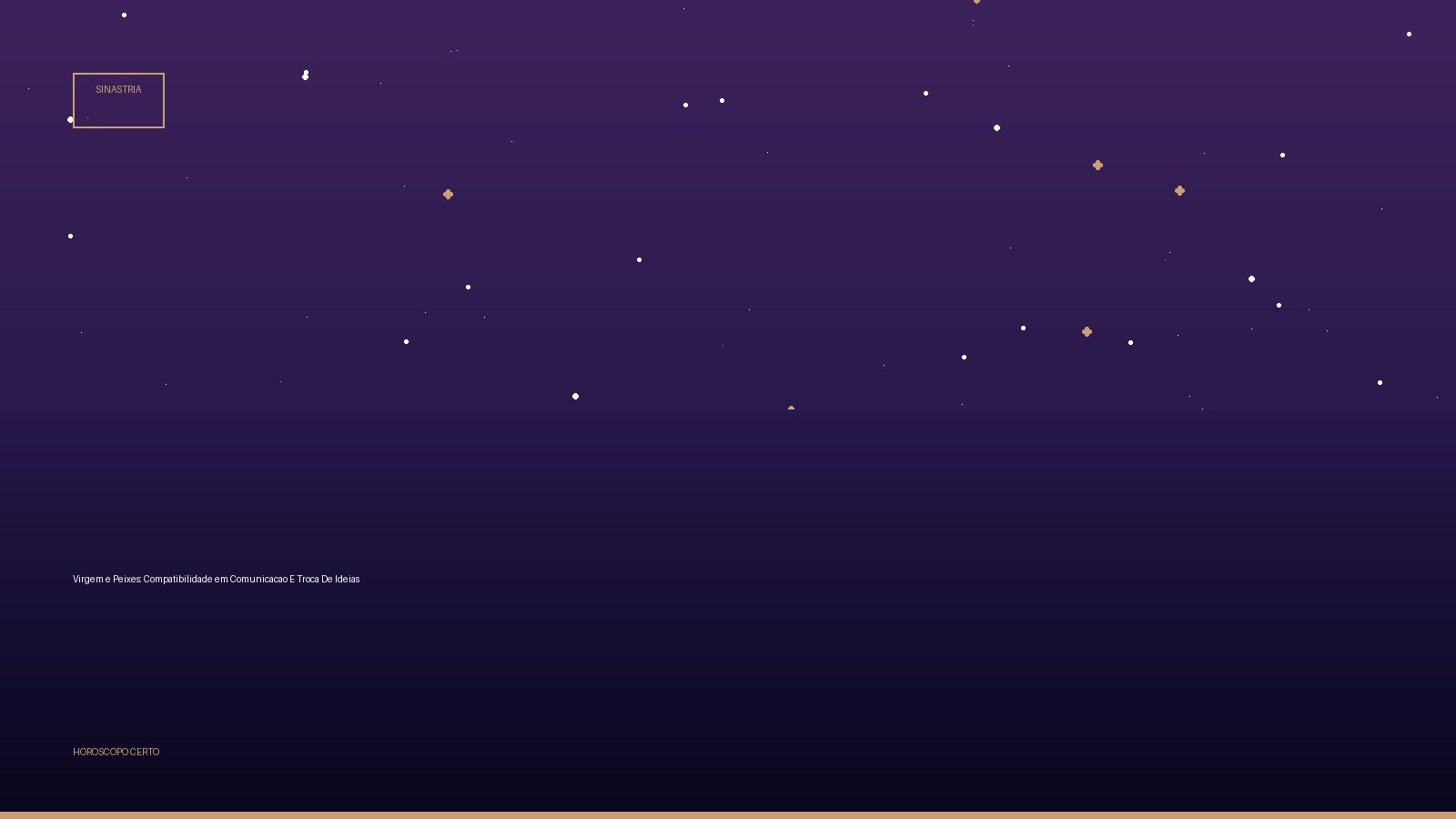 Virgem e Peixes: Compatibilidade em Comunicacao E Troca De Ideias — Sinastria no Horoscopo Certo