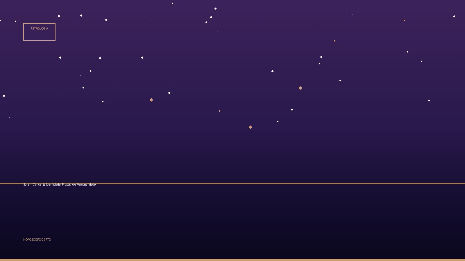Sol em Câncer ♋: Identidade, Propósito e Personalidade — Astrologia no Horoscopo Certo