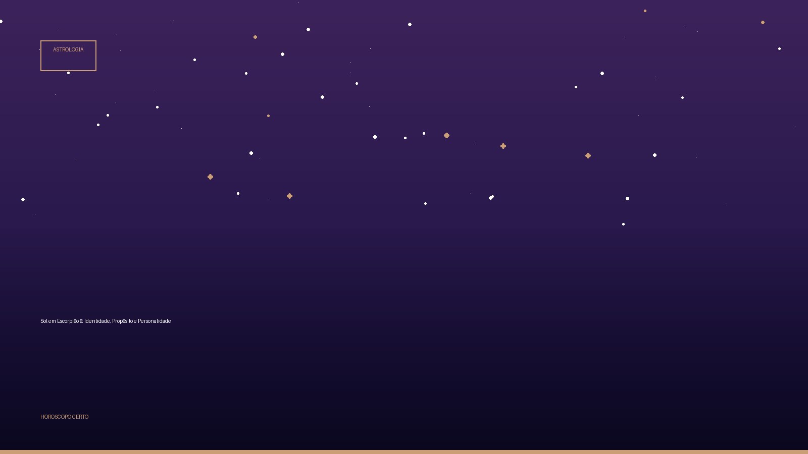 Sol em Escorpião ♏: Identidade, Propósito e Personalidade — Astrologia no Horoscopo Certo