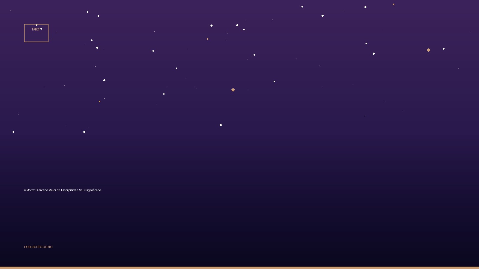 A Morte: O Arcano Maior de Escorpião ♏ e Seu Significado — Tarot no Horoscopo Certo