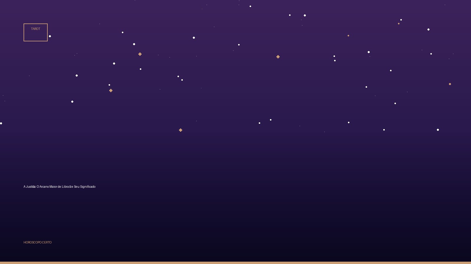 A Justiça: O Arcano Maior de Libra ♎ e Seu Significado — Tarot no Horoscopo Certo