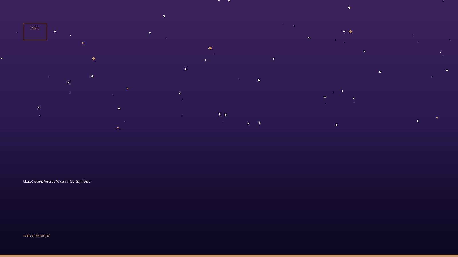 A Lua: O Arcano Maior de Peixes ♓ e Seu Significado — Tarot no Horoscopo Certo