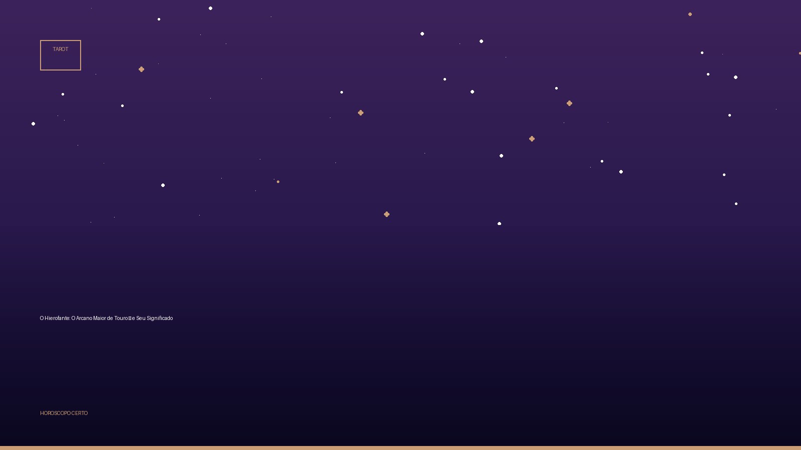 O Hierofante: O Arcano Maior de Touro ♉ e Seu Significado — Tarot no Horoscopo Certo