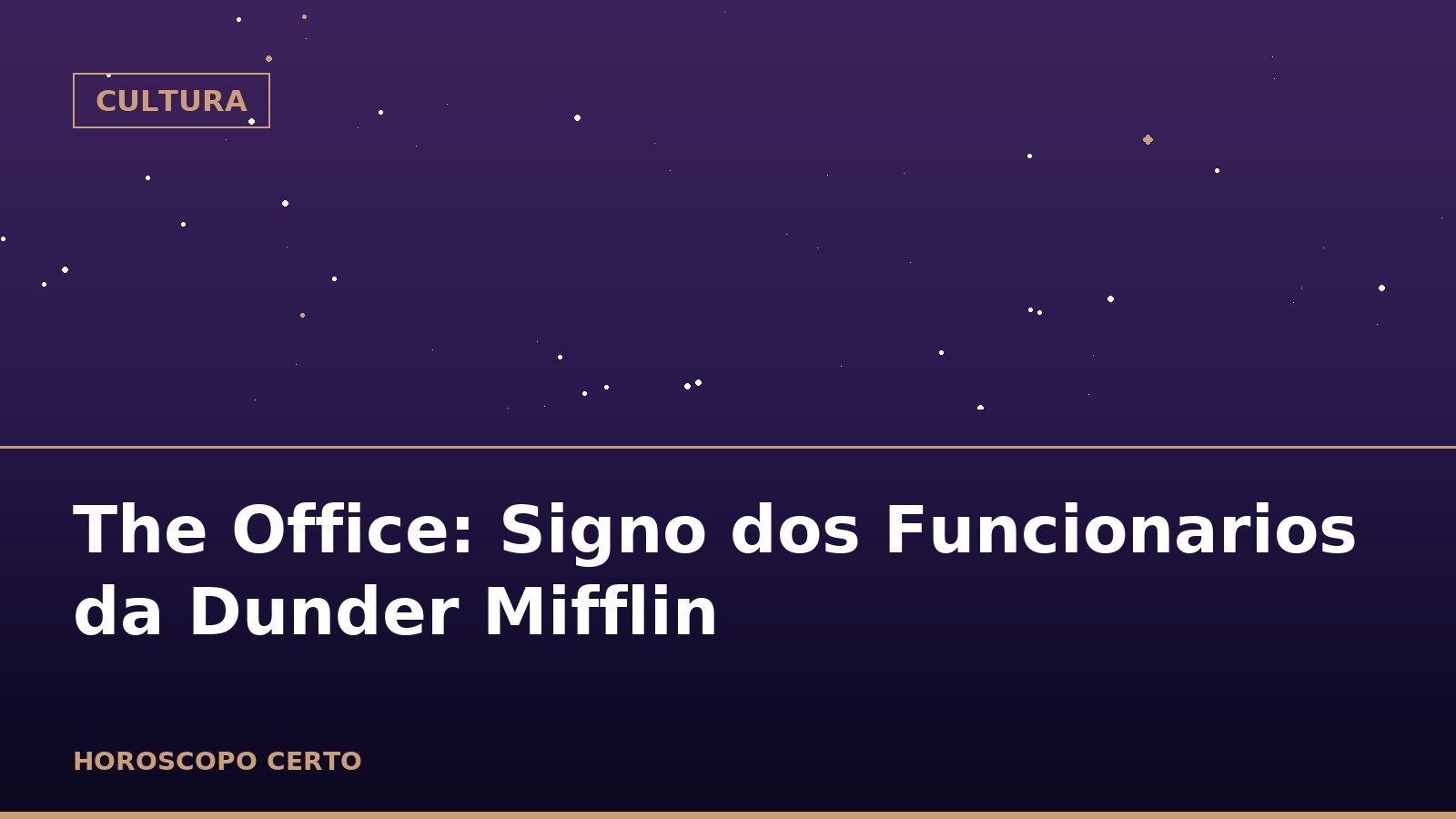 The Office: Signo dos Funcionarios da Dunder Mifflin — Cultura no Horoscopo Certo