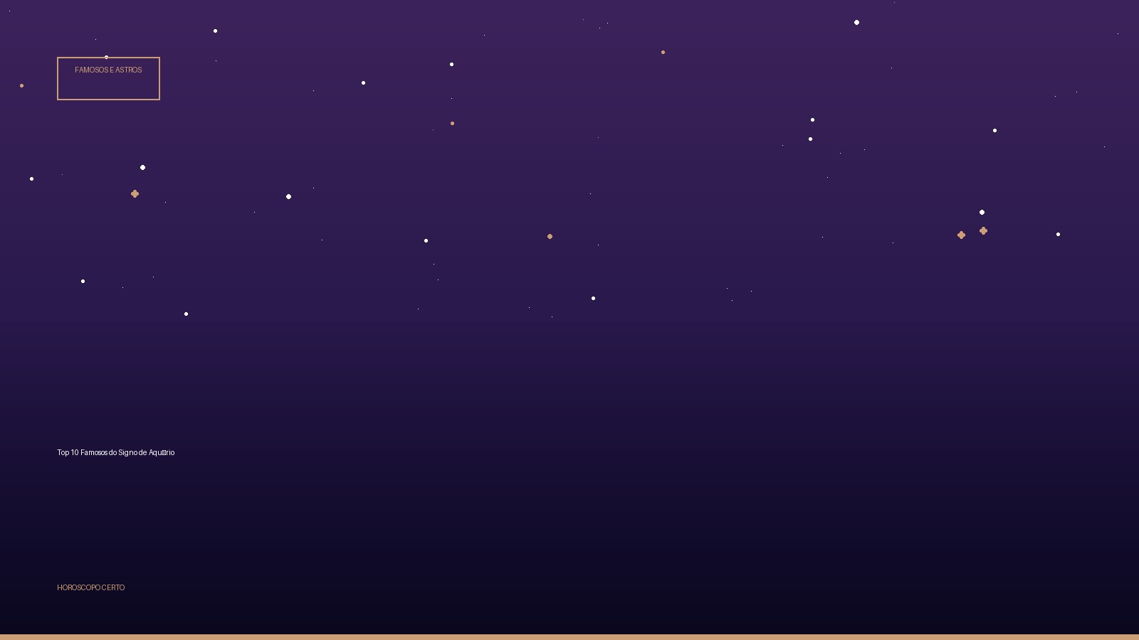 Top 10 Famosos do Signo de Aquário — Famosos e Astros no Horoscopo Certo