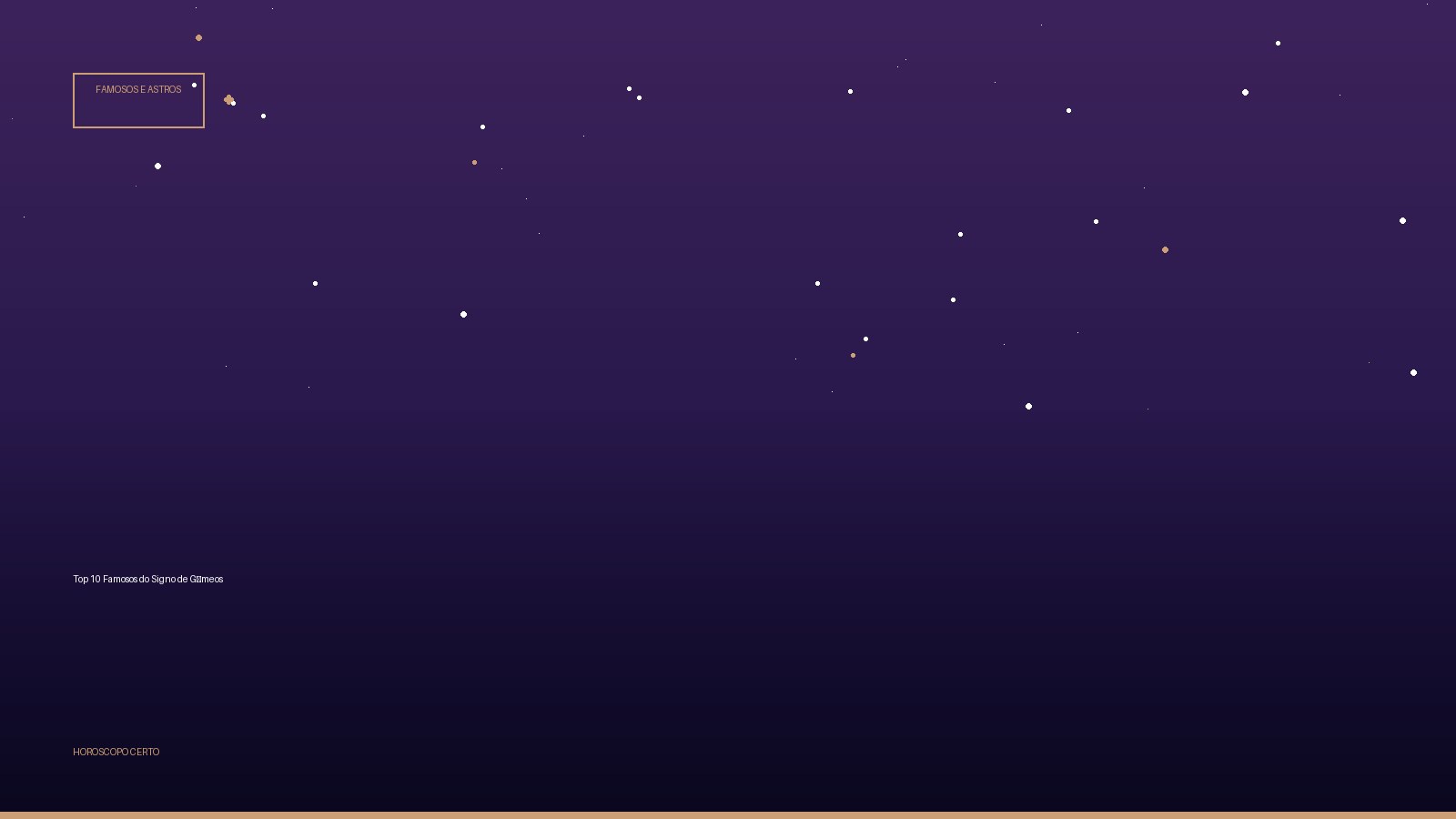 Top 10 Famosos do Signo de Gêmeos — Famosos e Astros no Horoscopo Certo