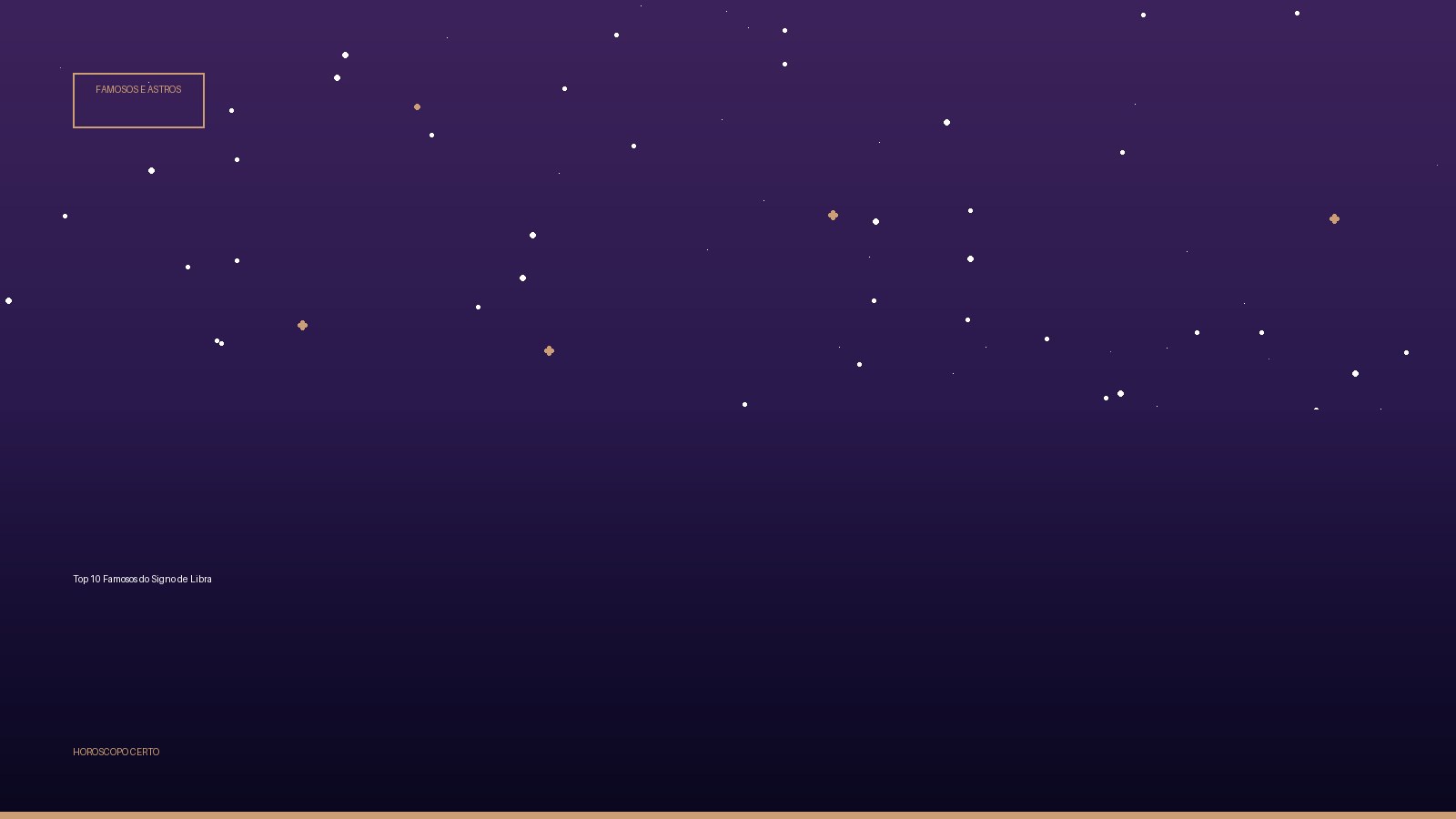 Top 10 Famosos do Signo de Libra — Famosos e Astros no Horoscopo Certo