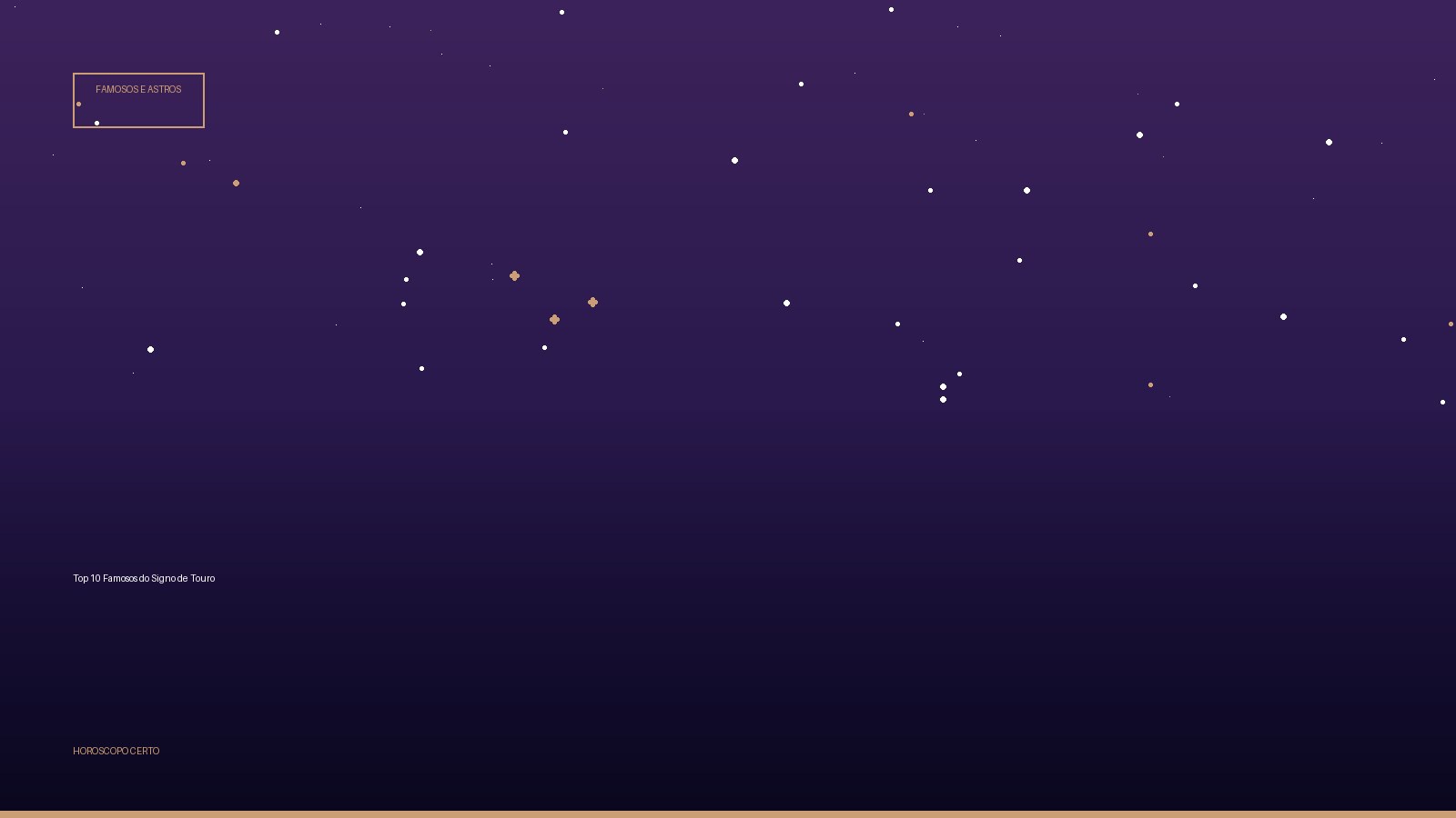 Top 10 Famosos do Signo de Touro — Famosos e Astros no Horoscopo Certo