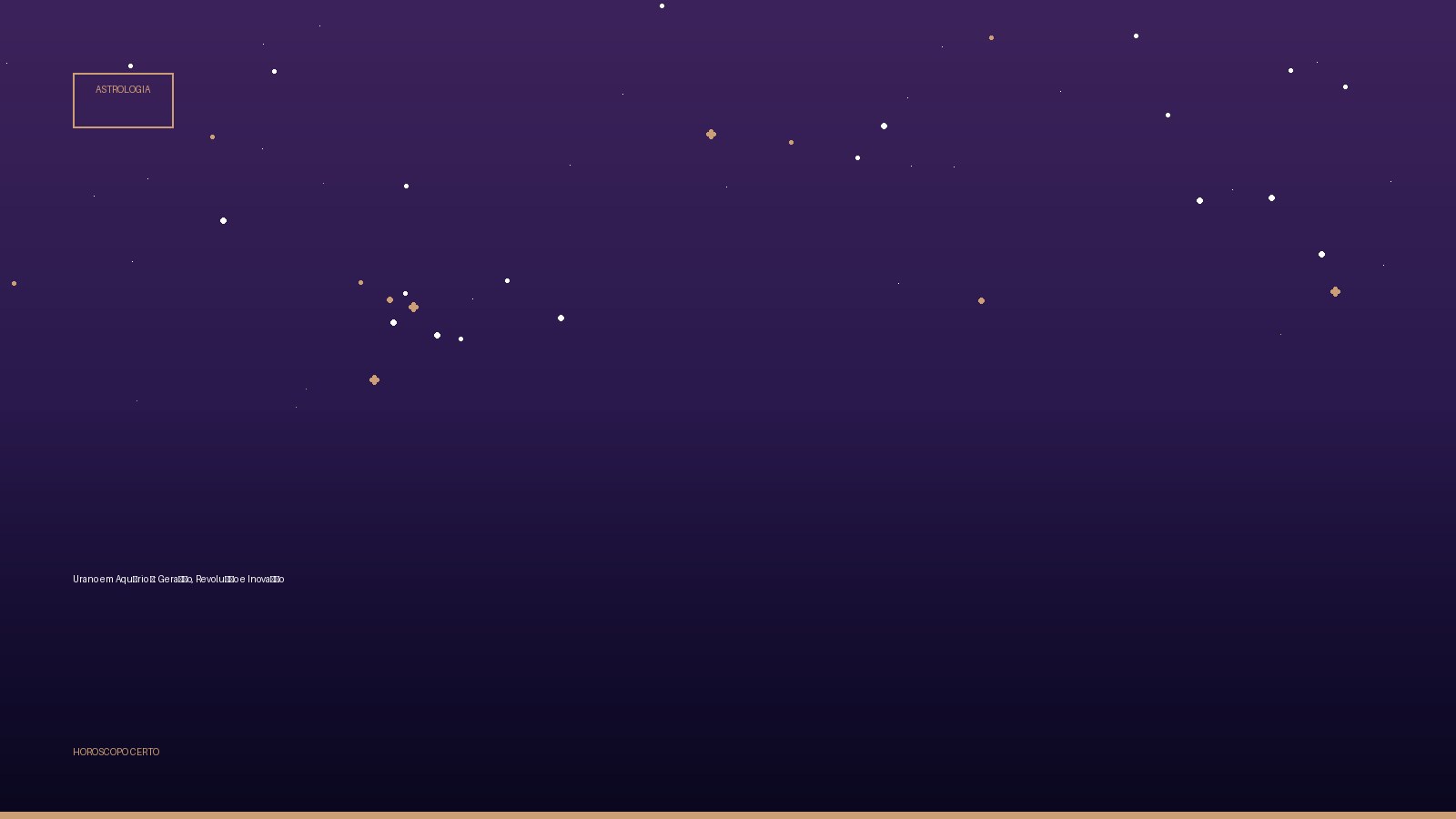 Urano em Aquário ♒: Geração, Revolução e Inovação — Astrologia no Horoscopo Certo