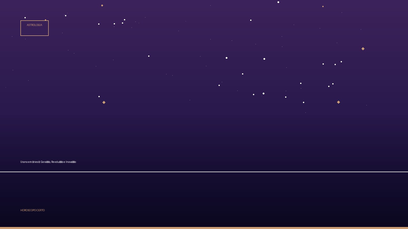 Urano em Áries ♈: Geração, Revolução e Inovação — Astrologia no Horoscopo Certo