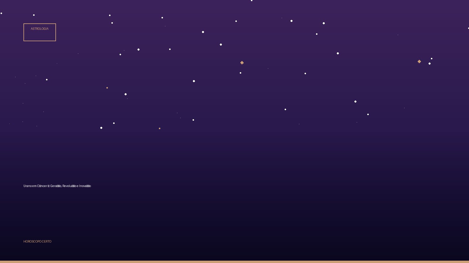 Urano em Câncer ♋: Geração, Revolução e Inovação — Astrologia no Horoscopo Certo