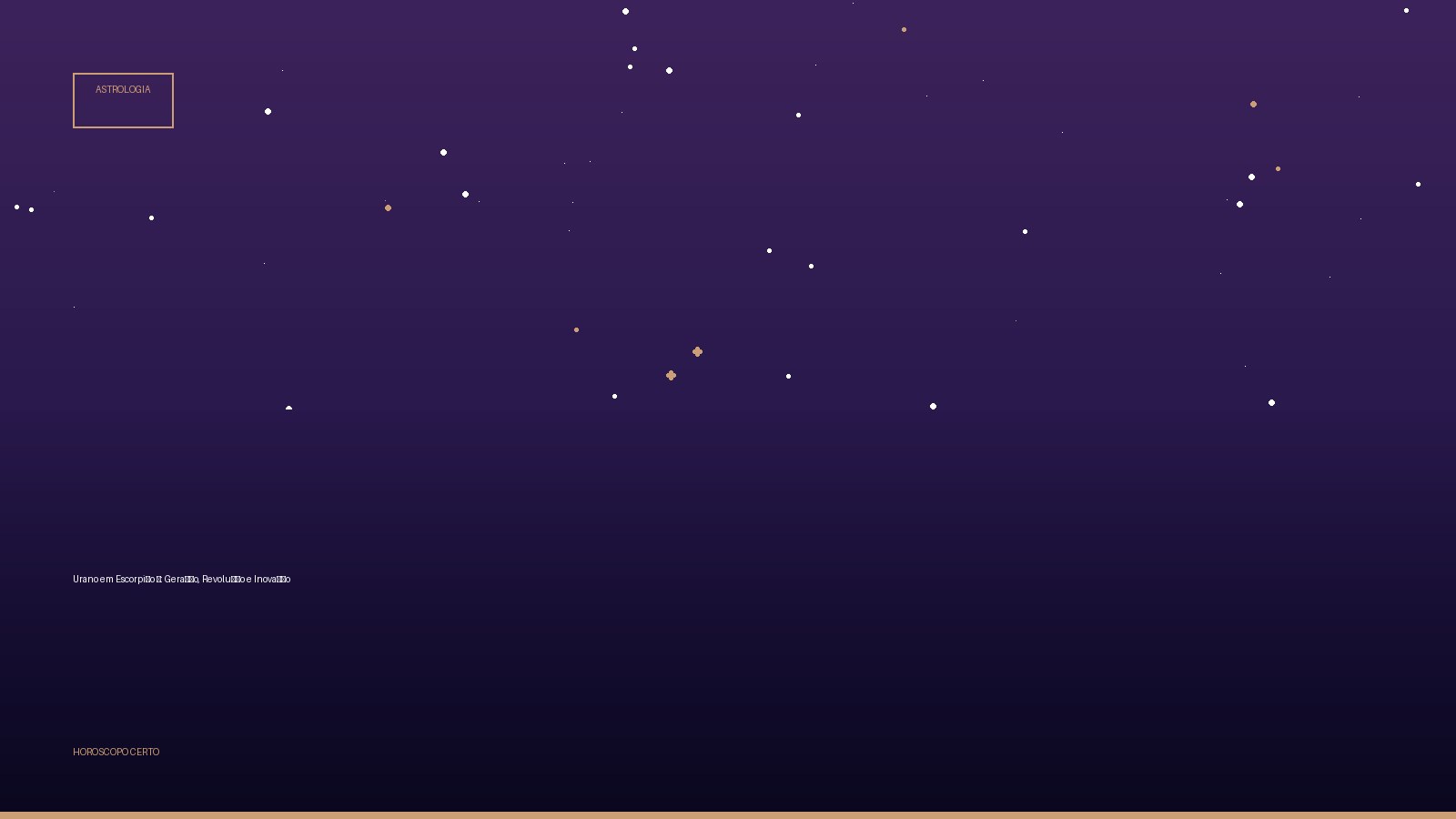 Urano em Escorpião ♏: Geração, Revolução e Inovação — Astrologia no Horoscopo Certo