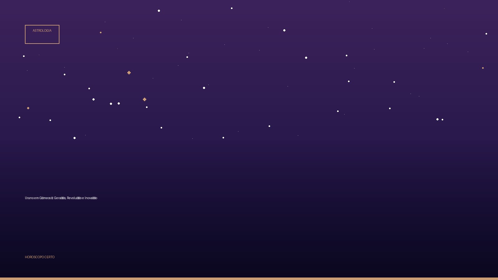 Urano em Gêmeos ♊: Geração, Revolução e Inovação — Astrologia no Horoscopo Certo