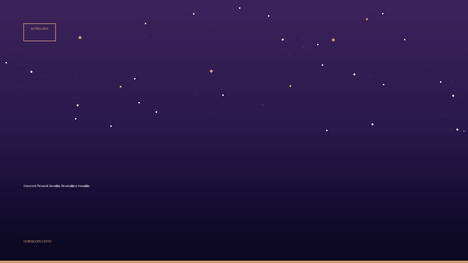 Urano em Peixes ♓: Geração, Revolução e Inovação — Astrologia no Horoscopo Certo