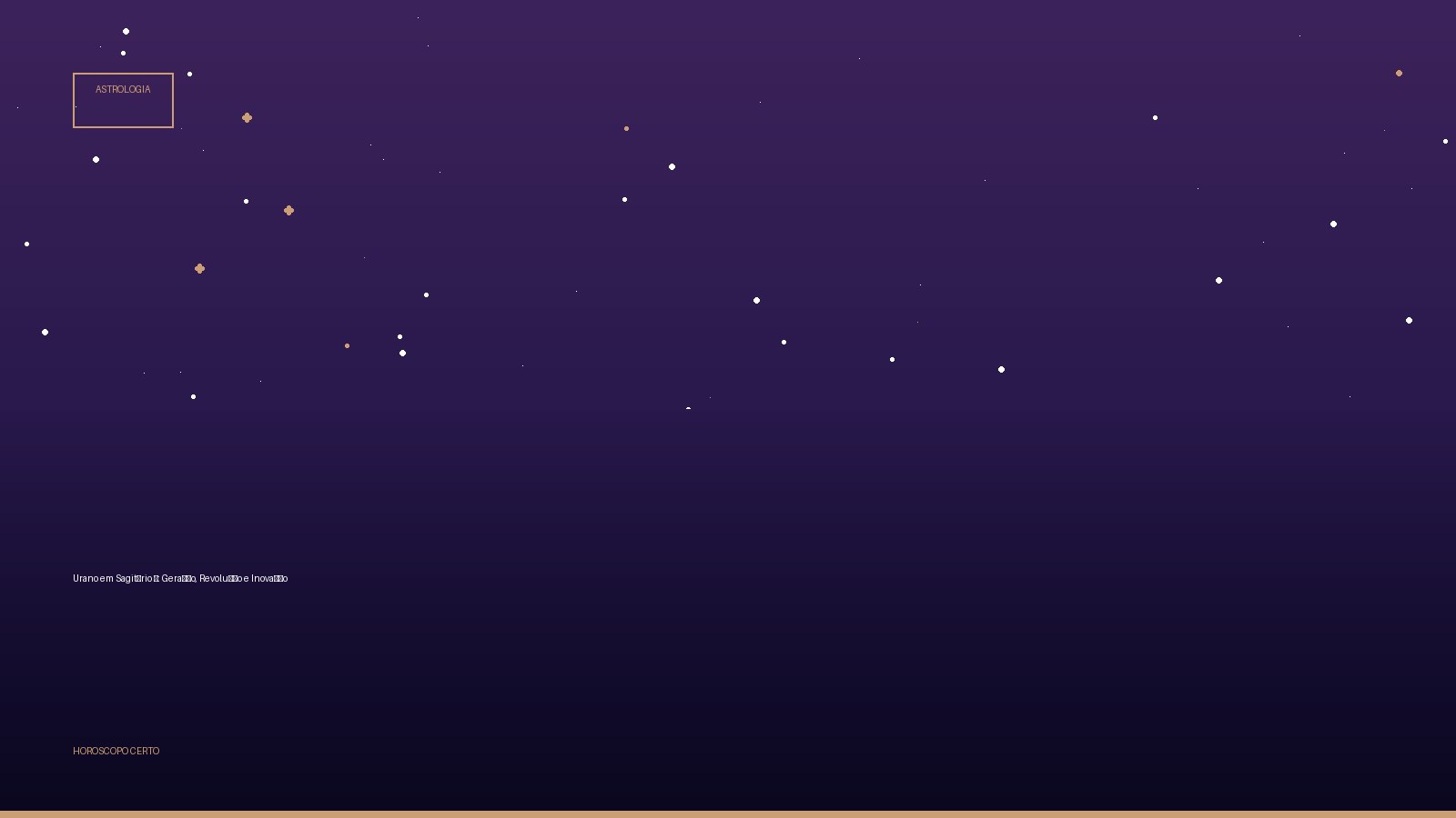 Urano em Sagitário ♐: Geração, Revolução e Inovação — Astrologia no Horoscopo Certo