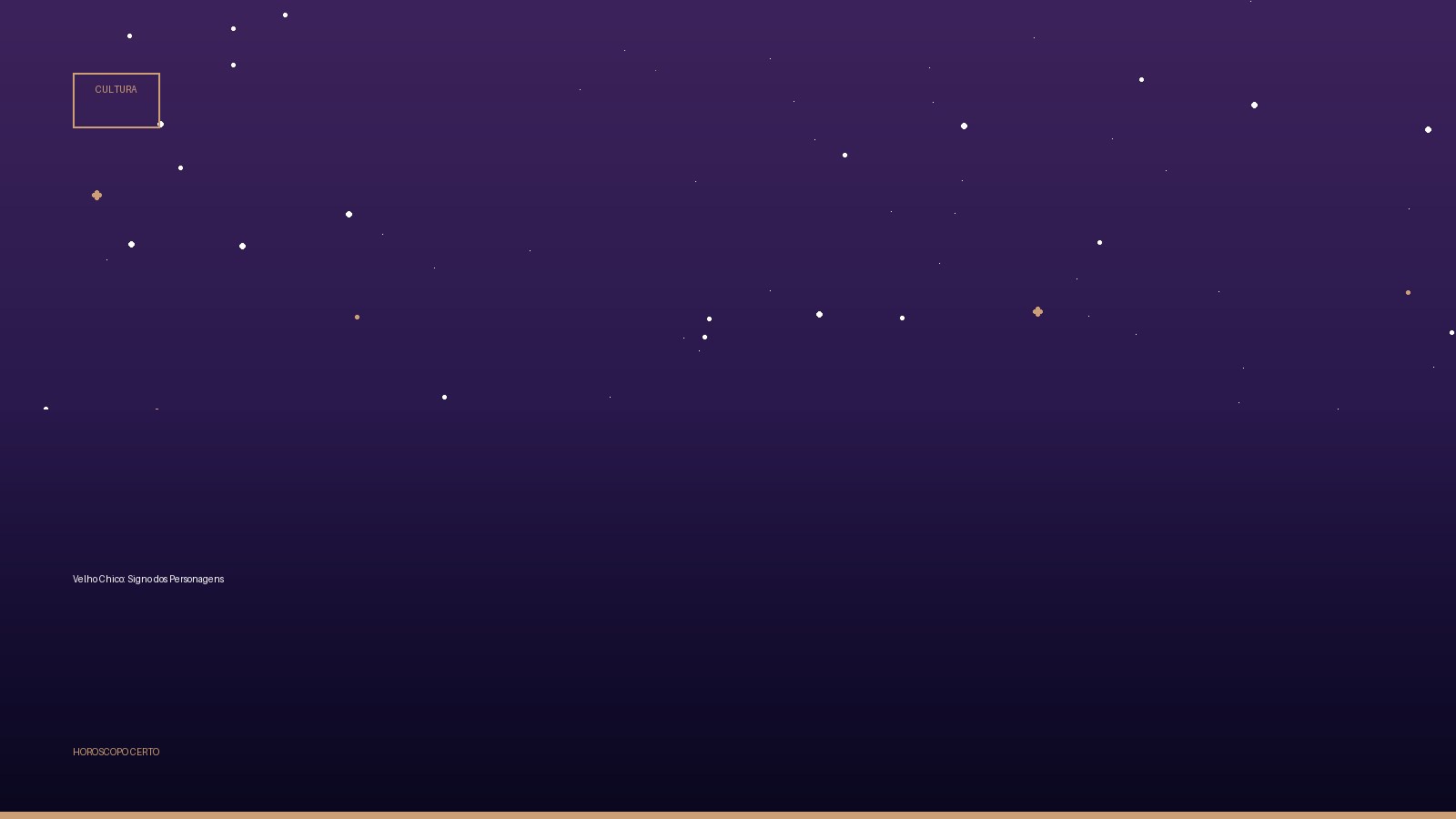 Velho Chico: Signo dos Personagens — Cultura no Horoscopo Certo
