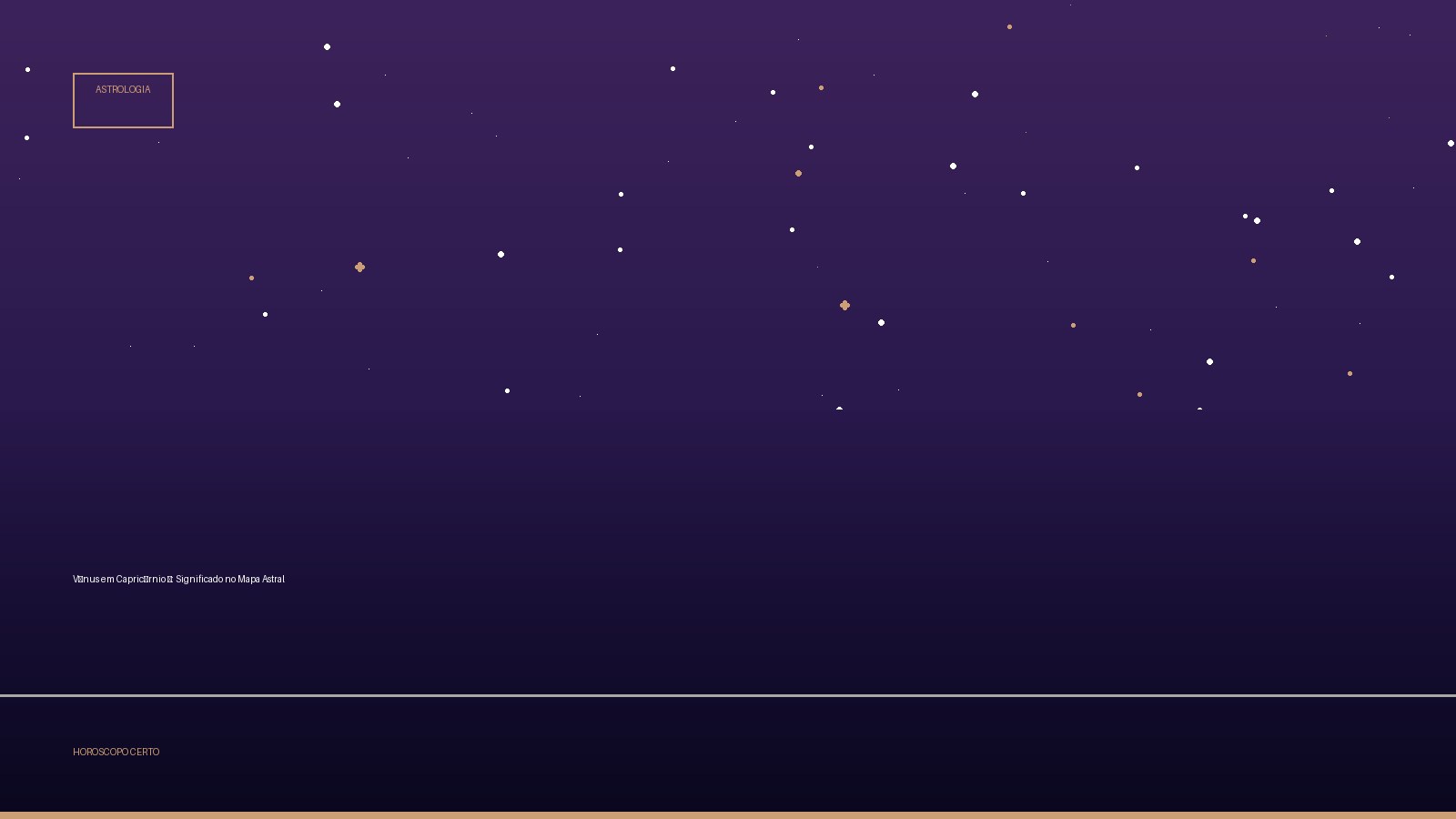 Vênus em Capricórnio ♑: Significado no Mapa Astral — Astrologia no Horoscopo Certo