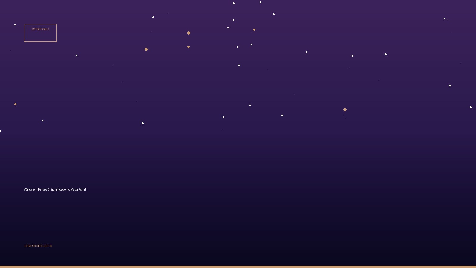 Vênus em Peixes ♓: Significado no Mapa Astral — Astrologia no Horoscopo Certo