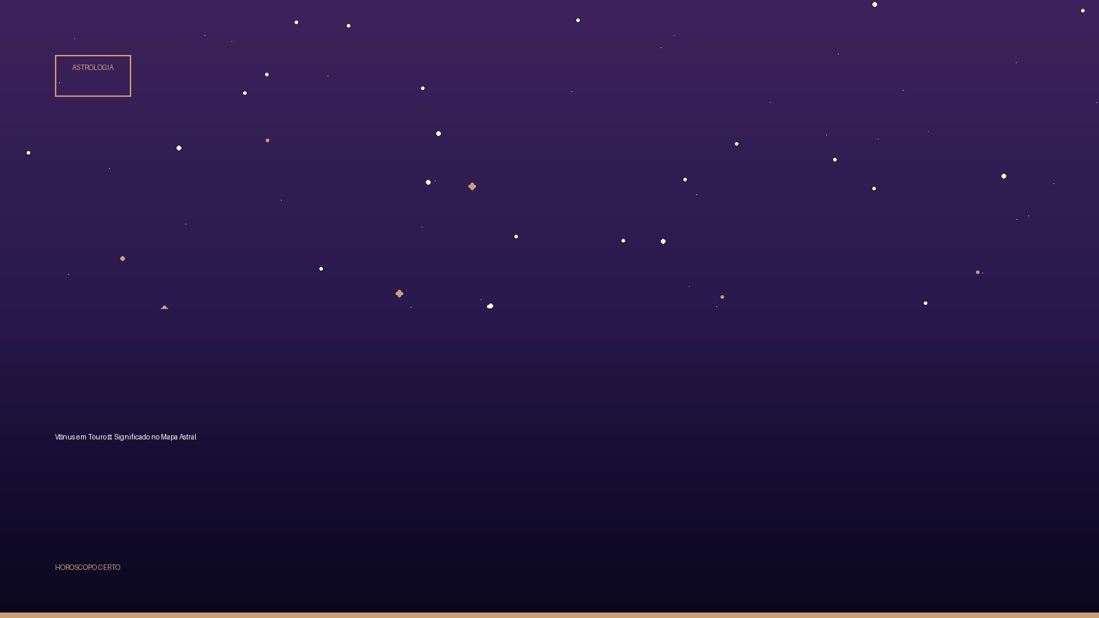 Vênus em Touro ♉: Significado no Mapa Astral — Astrologia no Horoscopo Certo