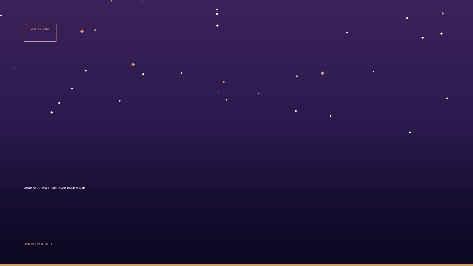 Vênus na 7ª Casa: O Que Revela no Mapa Natal — Astrologia no Horoscopo Certo